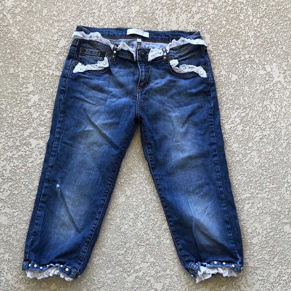 Sam and Lili Lace Capri Jeans